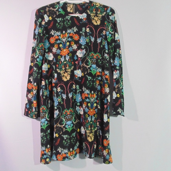 Zara Dresses & Skirts - zara womens small dress Boho Floral Long Sleeve